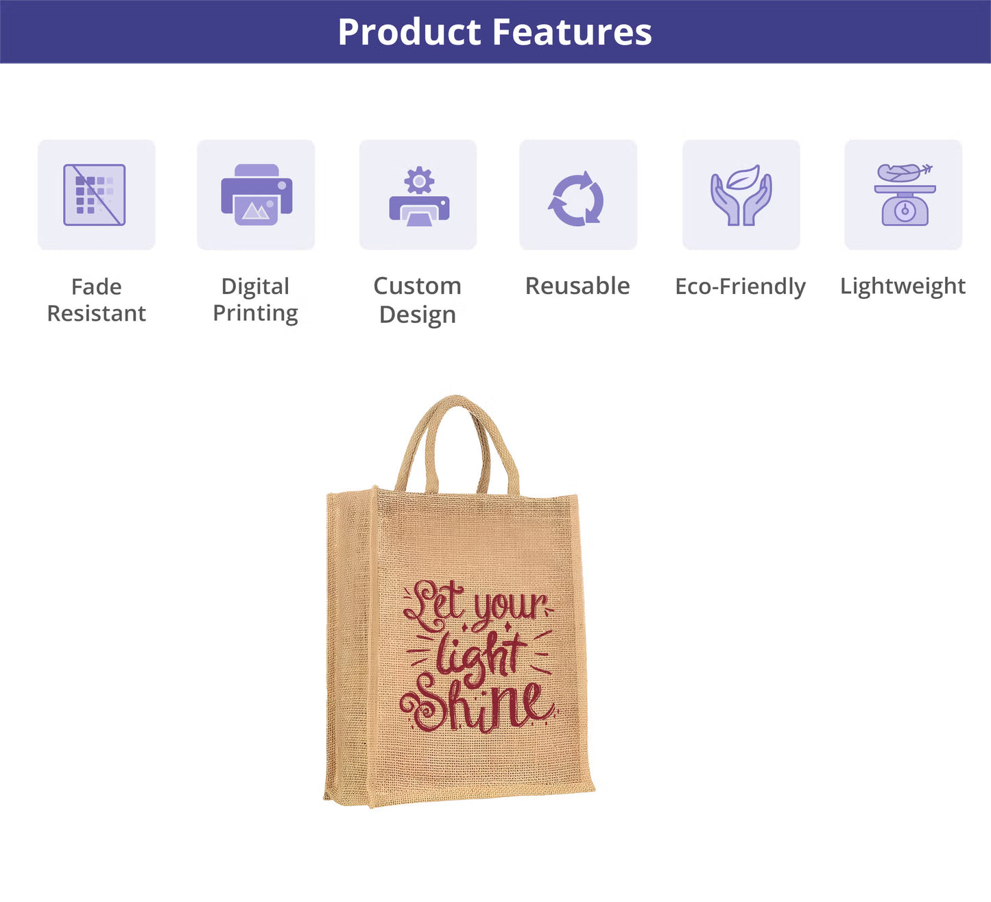 Jute Bags - Printed